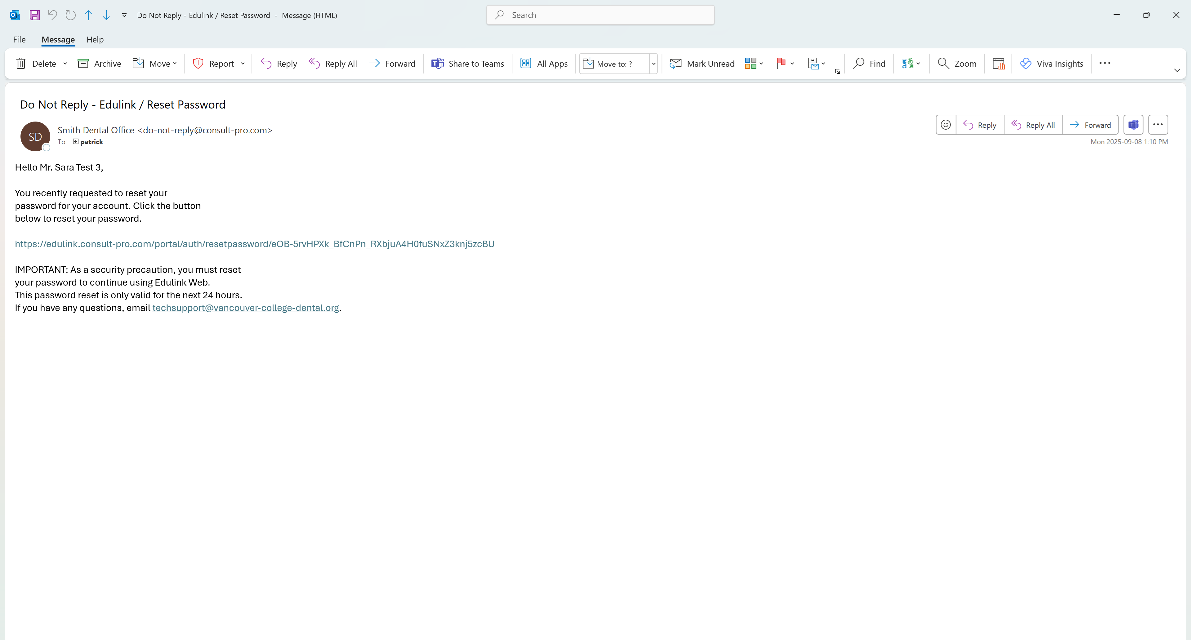 Email Instructions